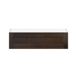 Hugo&Borg Montclaire 36-in W x 10-in H x 14-in D Wood Wall Fully Assembled Cabinet (Recessed Panel Shaker Door Style)