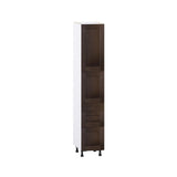 Hugo&Borg Montclaire 15-in W x 84.5-in H x 24-in D Wood 5-Drawer Pantry Fully Assembled Cabinet (Recessed Panel Shaker Style)