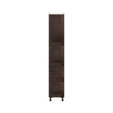 Hugo&Borg Montclaire 15-in W x 84.5-in H x 24-in D Wood 5-Drawer Pantry Fully Assembled Cabinet (Recessed Panel Shaker Style)