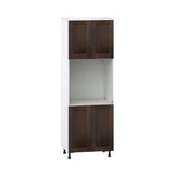 Hugo&Borg Montclaire 30-in W x 89.5-in H x 24-in D Wood Single Oven Pantry Fully Assembled Cabinet (Recessed Panel Shaker Style)