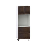 Hugo&Borg Montclaire 30-in W x 84.5-in H x 24-in D Wood 2-Drawers Single or Double Oven Pantry Fully Assembled Cabinet (Recessed Panel Shaker Style)