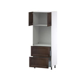 Hugo&Borg Montclaire 30-in W x 84.5-in H x 24-in D Wood 2-Drawers Single or Double Oven Pantry Fully Assembled Cabinet (Recessed Panel Shaker Style)
