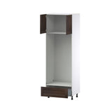 Hugo&Borg Montclaire 30-in W x 89.5-in H x 24-in D Wood 1-Drawer Single or Double Oven Pantry Fully Assembled Cabinet (Recessed Panel Shaker Style)