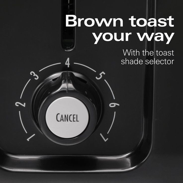 4-Slice Black Wide Slot Toaster