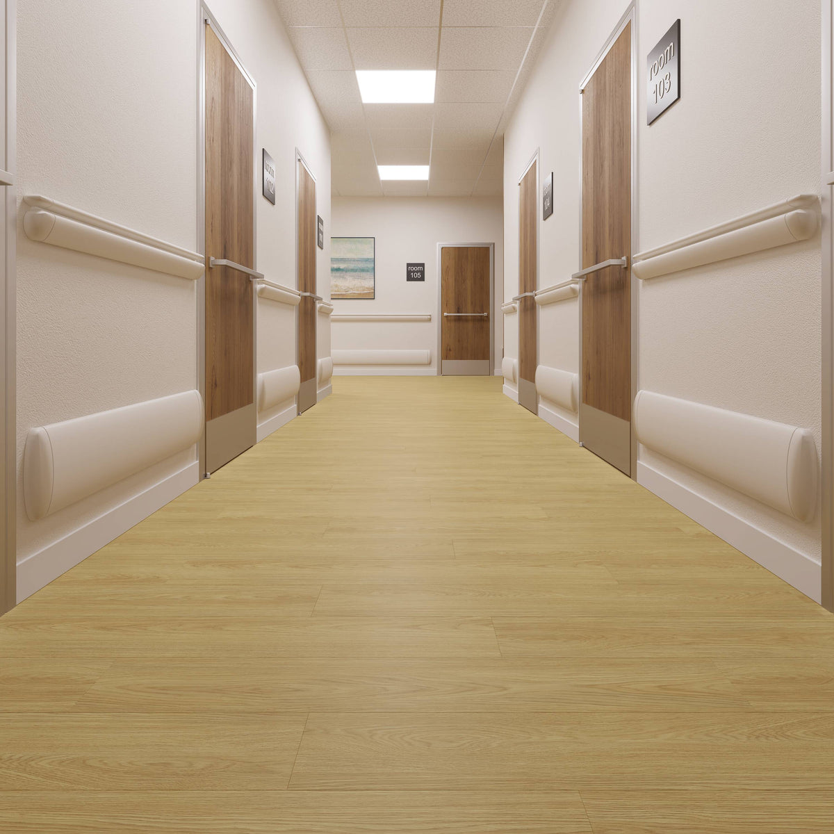 Lucida USA GlueCore Pro Nacre Brown 28-mil x 7-in W x 48-in L Waterproof Glue Down Luxury Vinyl Plank Flooring (23.5-sq ft/ Carton)