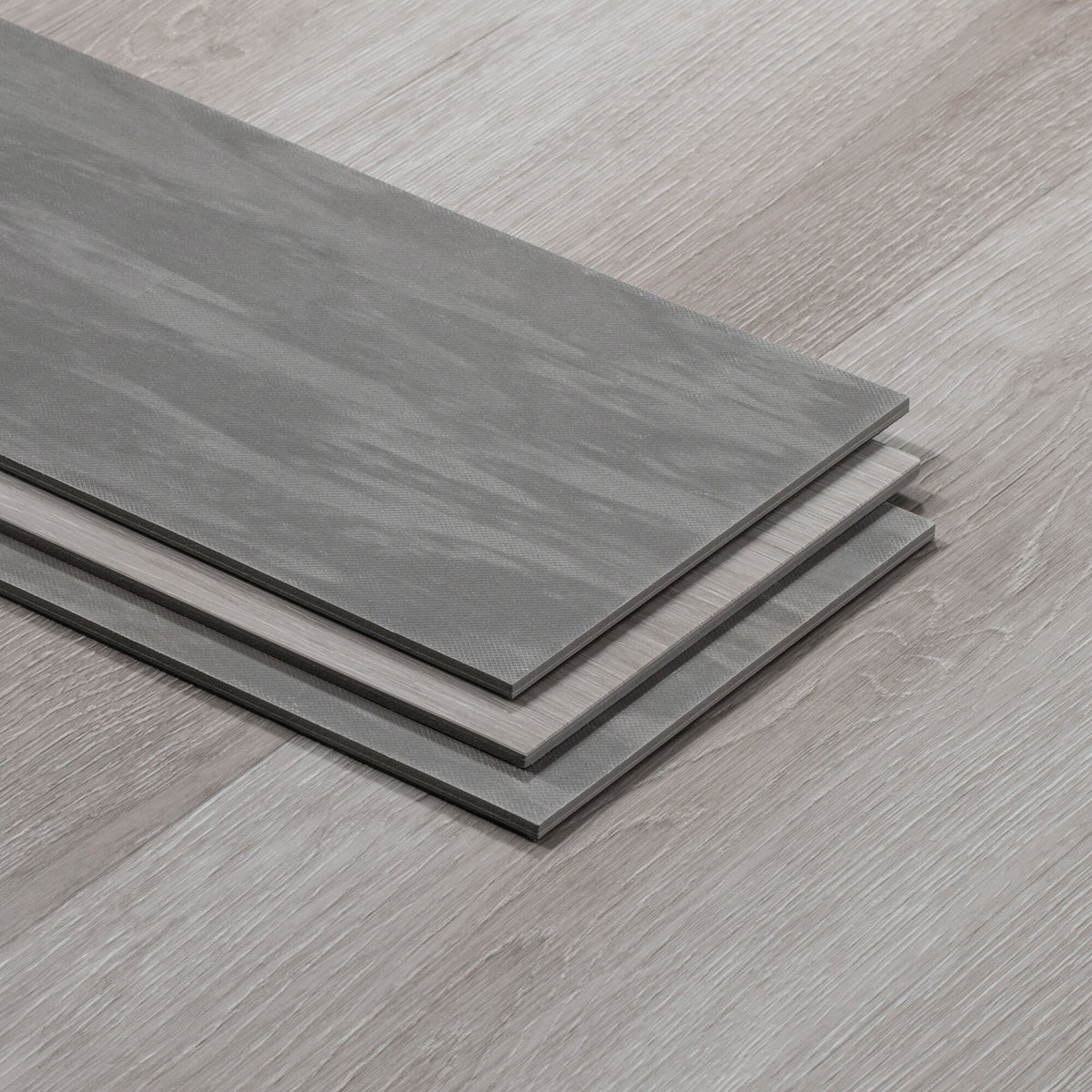 Lucida USA (Sample) GlueCore Pro Grigio Gray Wood Look 28-mil Waterproof Glue Down Luxury Vinyl Plank