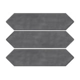 Giorbello Shadow 3-in x 12-in Glazed Ceramic Wave Subway Floor and Wall Tile (5-sq. ft/ Carton)
