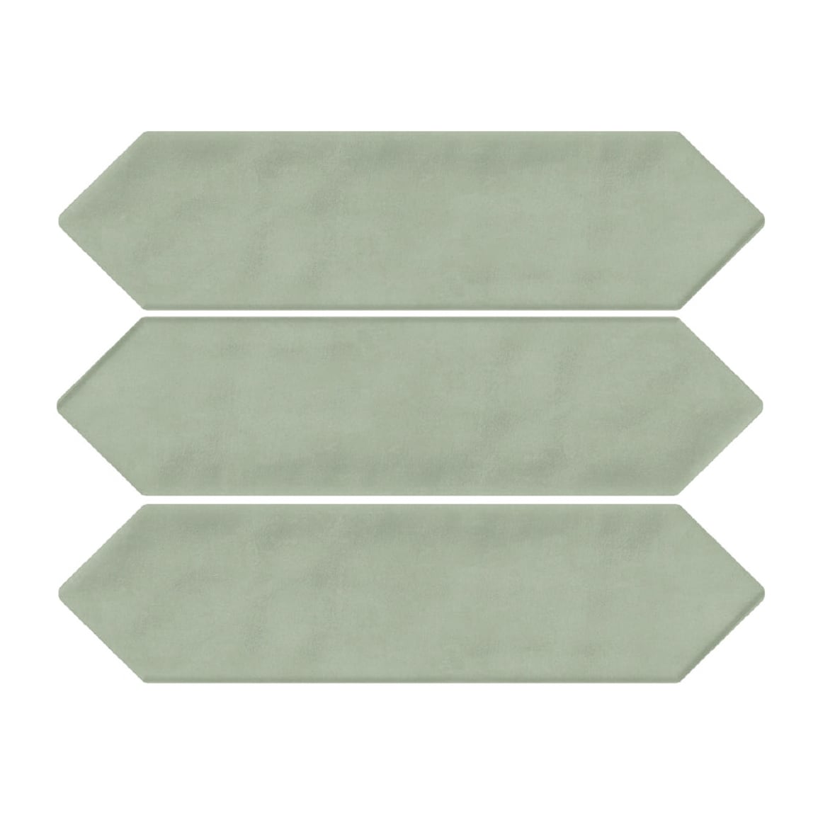 Giorbello Decor Sage 3-in x 12-in Glazed Ceramic Wave Subway Floor and Wall Tile (5-sq. ft/ Carton)