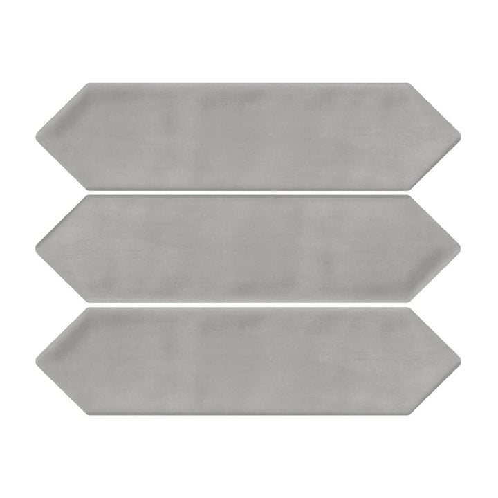 Giorbello Smoke 3-in x 12-in Glazed Ceramic Wave Subway Floor and Wall Tile (5-sq. ft/ Carton)
