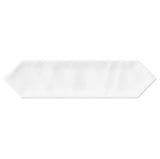Giorbello (Sample) White 3-in x 12-in Glazed Ceramic Subway Floor and Wall Tile