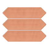 Giorbello Coral 3-in x 12-in Glazed Ceramic Wave Subway Floor and Wall Tile (5-sq. ft/ Carton)