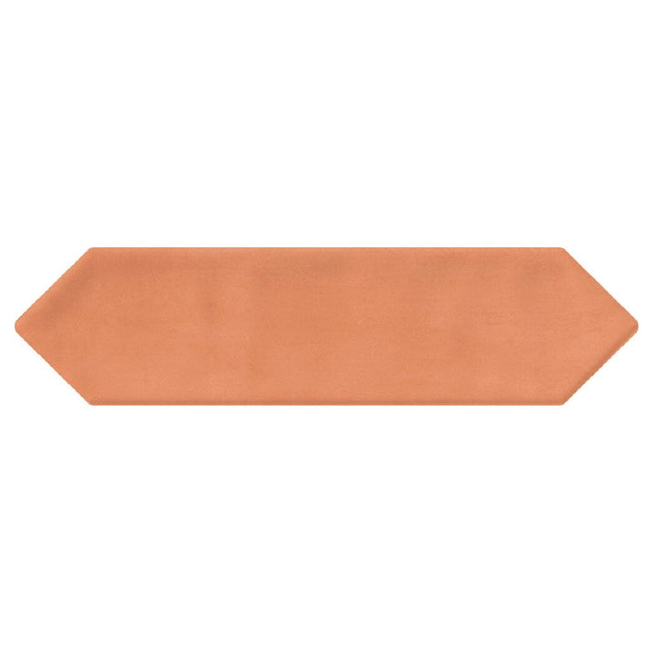 Giorbello (Sample) Coral 3-in x 12-in Glazed Ceramic Subway Floor and Wall Tile