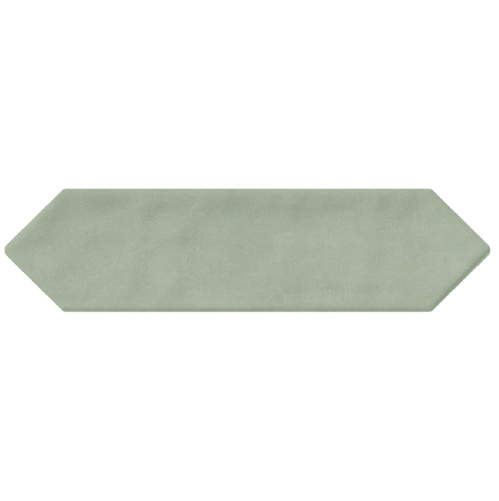 Giorbello (Sample) Sage 3-in x 12-in Glazed Ceramic Subway Floor and Wall Tile