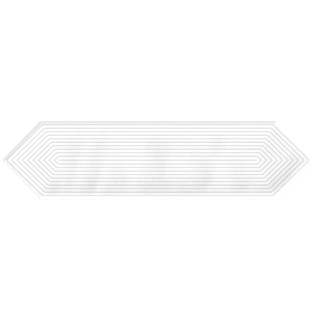 Giorbello (Sample) Decor White 3-in x 12-in Glazed Ceramic Subway Floor and Wall Tile