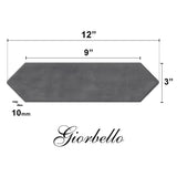 Giorbello (Sample) Black 3-in x 12-in Glazed Ceramic Subway Floor and Wall Tile