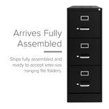 Hirsh Black 3-Drawer 15-in File Cabinet