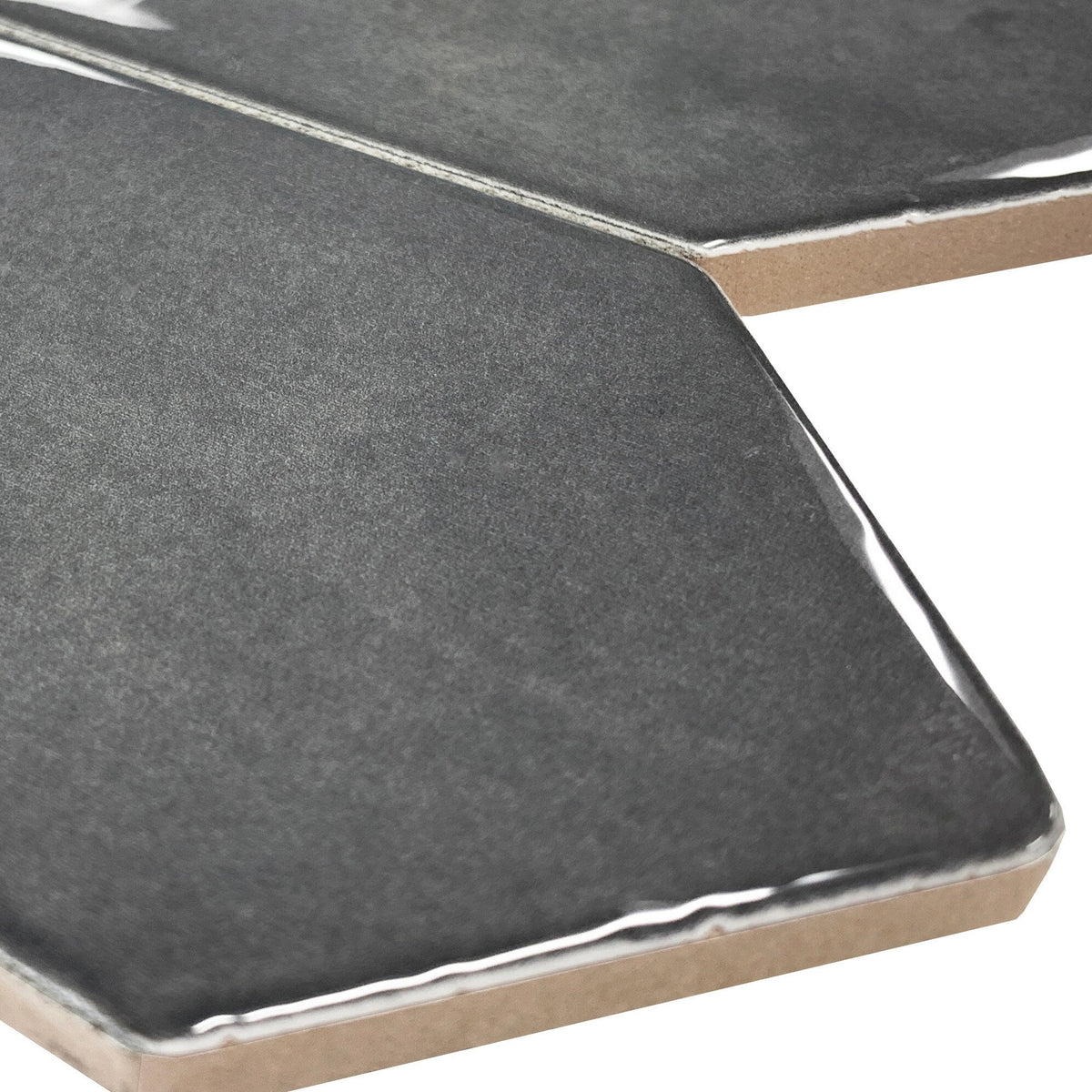 Giorbello Shadow 3-in x 12-in Glazed Ceramic Wave Subway Floor and Wall Tile (5-sq. ft/ Carton)