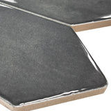 Giorbello Shadow 3-in x 12-in Glazed Ceramic Wave Subway Floor and Wall Tile (5-sq. ft/ Carton)