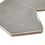 Giorbello Smoke 3-in x 12-in Glazed Ceramic Wave Subway Floor and Wall Tile (5-sq. ft/ Carton)