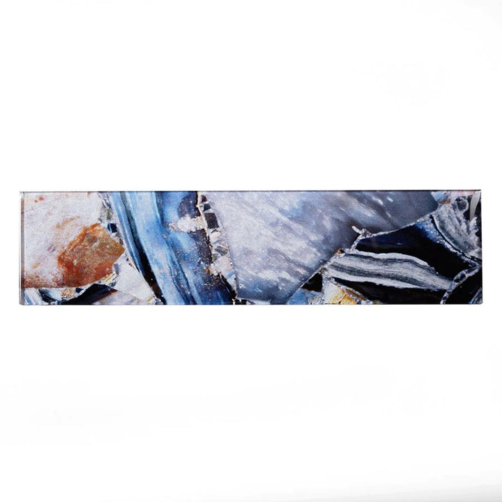 Apollo Tile Carnelian 3 in. x 12 in. Glossy Brown and Blue Glass Subway Wall and Floor Tile (5 sq. ft./case) (20-pack)