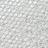 Apollo Tile Majeste Silver 12-in x 12-in Glossy Glass Penny Round Floor and Wall Tile (10.34-sq. ft/ Carton)