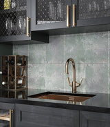Apollo Tile Imprint Blue and Green 11-in x 15-in Glazed Ceramic Floor and Wall Tile (12.49-sq. ft/ Carton)