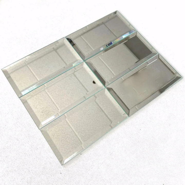 Apollo Tile Glister Clear Silver 3-in x 6-in Polished Glass Wall Tile (5-sq. ft/ Carton)