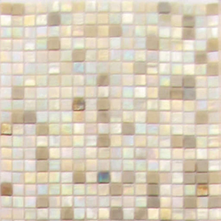 Apollo Tile Mingles White and Geige 11-1/2-in x 11-1/2-in Glossy Glass Uniform Squares Floor and Wall Tile (18.69-sq. ft/ Carton)