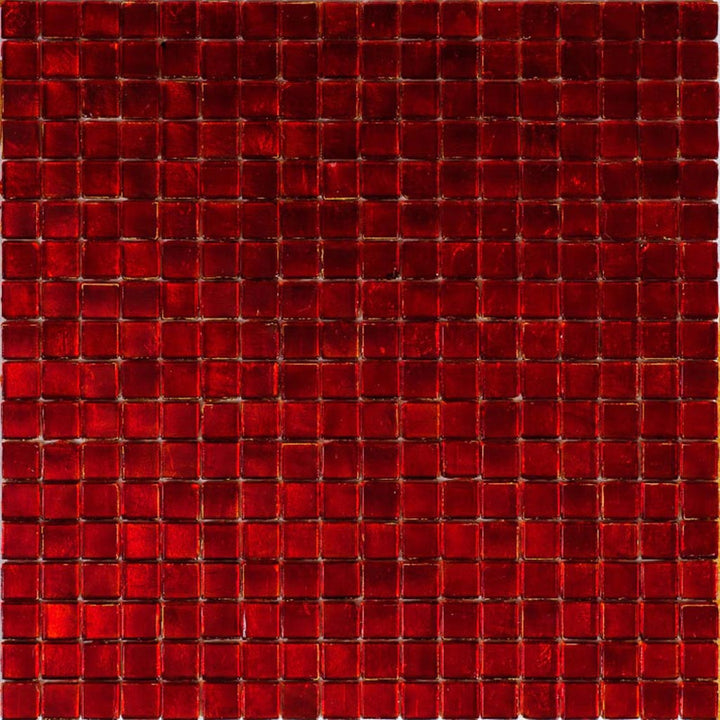 Apollo Tile Skosh Ruby Red 11-1/2-in x 11-1/2-in Glossy Glass Uniform Squares Floor and Wall Tile (18.69-sq. ft/ Carton)