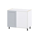 Hugo&Borg Charlesberg 36-in W x 34.5-in H x 36-in D Gray Blind Corner Base Fully Assembled Cabinet (Recessed Panel Shaker Style)