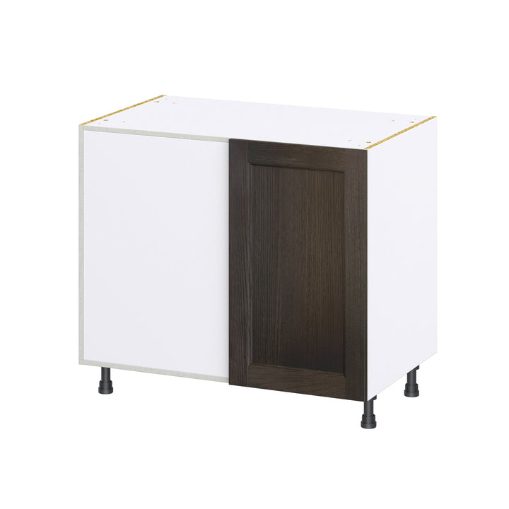 Hugo&Borg Montclaire 39-in W x 34.5-in H x 24-in D Wood Blind Corner Base Fully Assembled Cabinet (Recessed Panel Shaker Style)