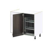Hugo&Borg Montclaire 39-in W x 34.5-in H x 24-in D Wood Blind Corner Base Fully Assembled Cabinet (Recessed Panel Shaker Style)