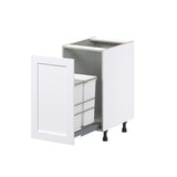 Hugo&Borg Rosemont 18-in W x 34.5-in H x 24-in D Glacier White 1-Drawer Pull-out Cabinet Base Fully Assembled Cabinet (Recessed Panel Style)