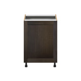Hugo&Borg Montclaire 24-in W x 34.5-in H x 24-in D Wood Pull-out Cabinet Base Fully Assembled Cabinet (Recessed Panel Shaker Style)