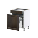 Hugo&Borg Montclaire 24-in W x 34.5-in H x 24-in D Wood 2-Drawers Pull-out Cabinet Base Fully Assembled Cabinet (Recessed Panel Style)