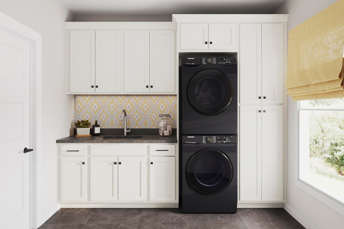 Shenandoah PRO Express Breckenridge 18-in W x 34.5-in H x 24-in D Linen Partial Overlay 1-Drawer Base Fully Assembled Plywood Cabinet (Recessed Panel Shaker Style)