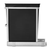 simplehuman 30-Liter Black Plastic Trash Can