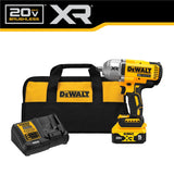 DEWALT XR 20-Volt MAX Brushless 1/2-in Cordless Impact Wrench Kit with 5.0Ah Battery & Charger