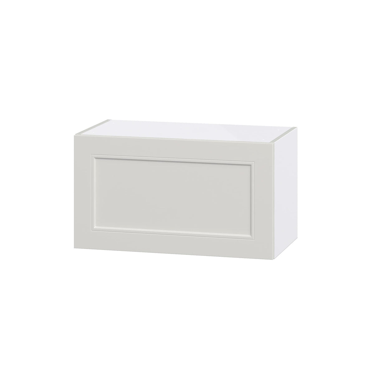Hugo&Borg Belcourt 27-in W x 15-in H x 14-in D Gray Painted Wall Fully Assembled Cabinet (Recessed Panel Shaker Door Style)