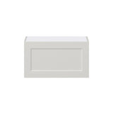 Hugo&Borg Belcourt 27-in W x 15-in H x 14-in D Gray Painted Wall Fully Assembled Cabinet (Recessed Panel Shaker Door Style)
