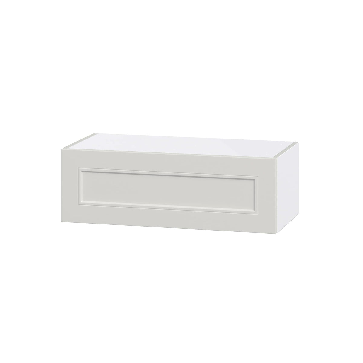 Hugo&Borg Belcourt 30-in W x 10-in H x 14-in D Gray Painted Wall Fully Assembled Cabinet (Recessed Panel Shaker Door Style)