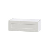 Hugo&Borg Belcourt 30-in W x 10-in H x 14-in D Gray Painted Wall Fully Assembled Cabinet (Recessed Panel Shaker Door Style)