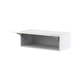 Hugo&Borg Belcourt 30-in W x 10-in H x 14-in D Gray Painted Wall Fully Assembled Cabinet (Recessed Panel Shaker Door Style)