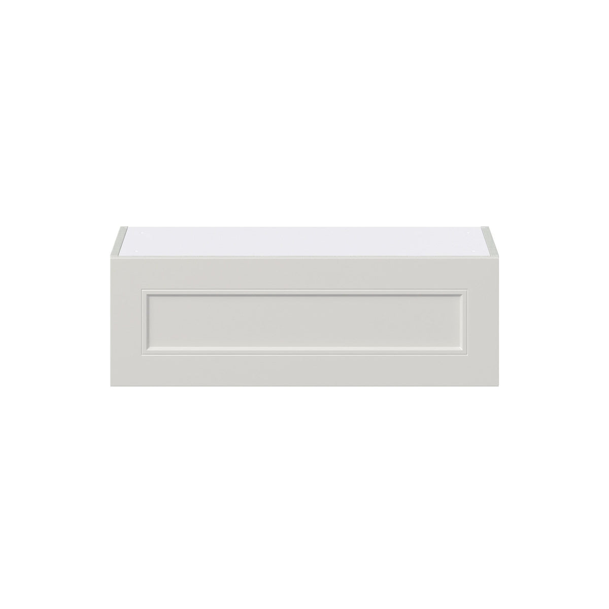 Hugo&Borg Belcourt 30-in W x 10-in H x 14-in D Gray Painted Wall Fully Assembled Cabinet (Recessed Panel Shaker Door Style)