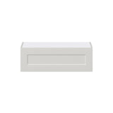 Hugo&Borg Belcourt 30-in W x 10-in H x 14-in D Gray Painted Wall Fully Assembled Cabinet (Recessed Panel Shaker Door Style)