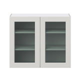 Hugo&Borg Belcourt 36-in W x 30-in H x 14-in D Gray Painted Wall Fully Assembled Cabinet (Recessed Panel Shaker Door Style)