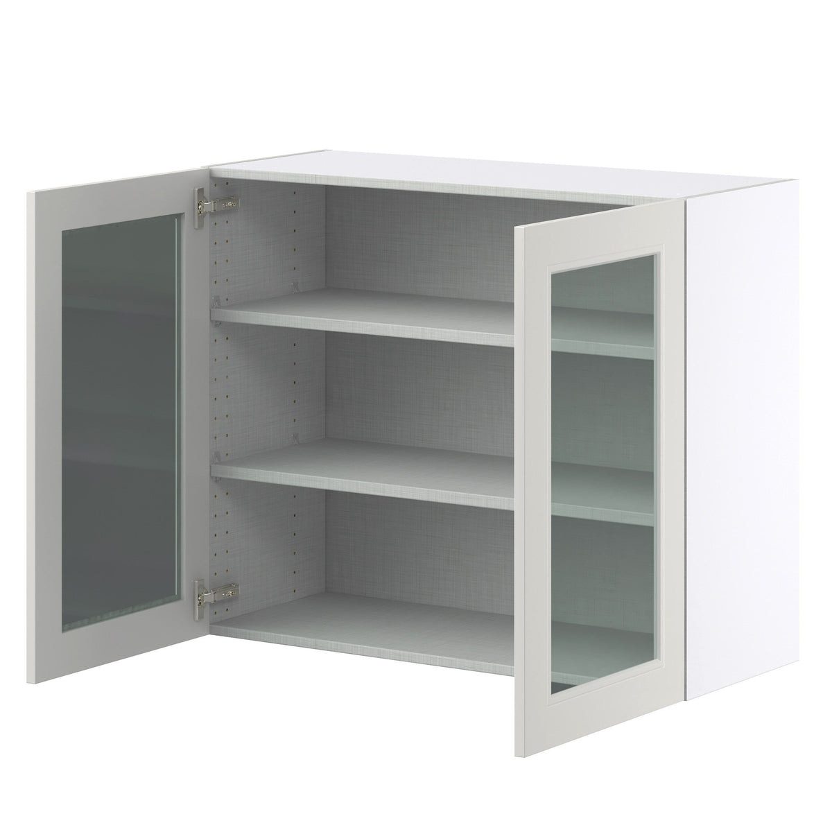 Hugo&Borg Belcourt 36-in W x 30-in H x 14-in D Gray Painted Wall Fully Assembled Cabinet (Recessed Panel Shaker Door Style)