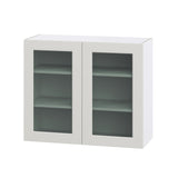 Hugo&Borg Belcourt 36-in W x 30-in H x 14-in D Gray Painted Wall Fully Assembled Cabinet (Recessed Panel Shaker Door Style)