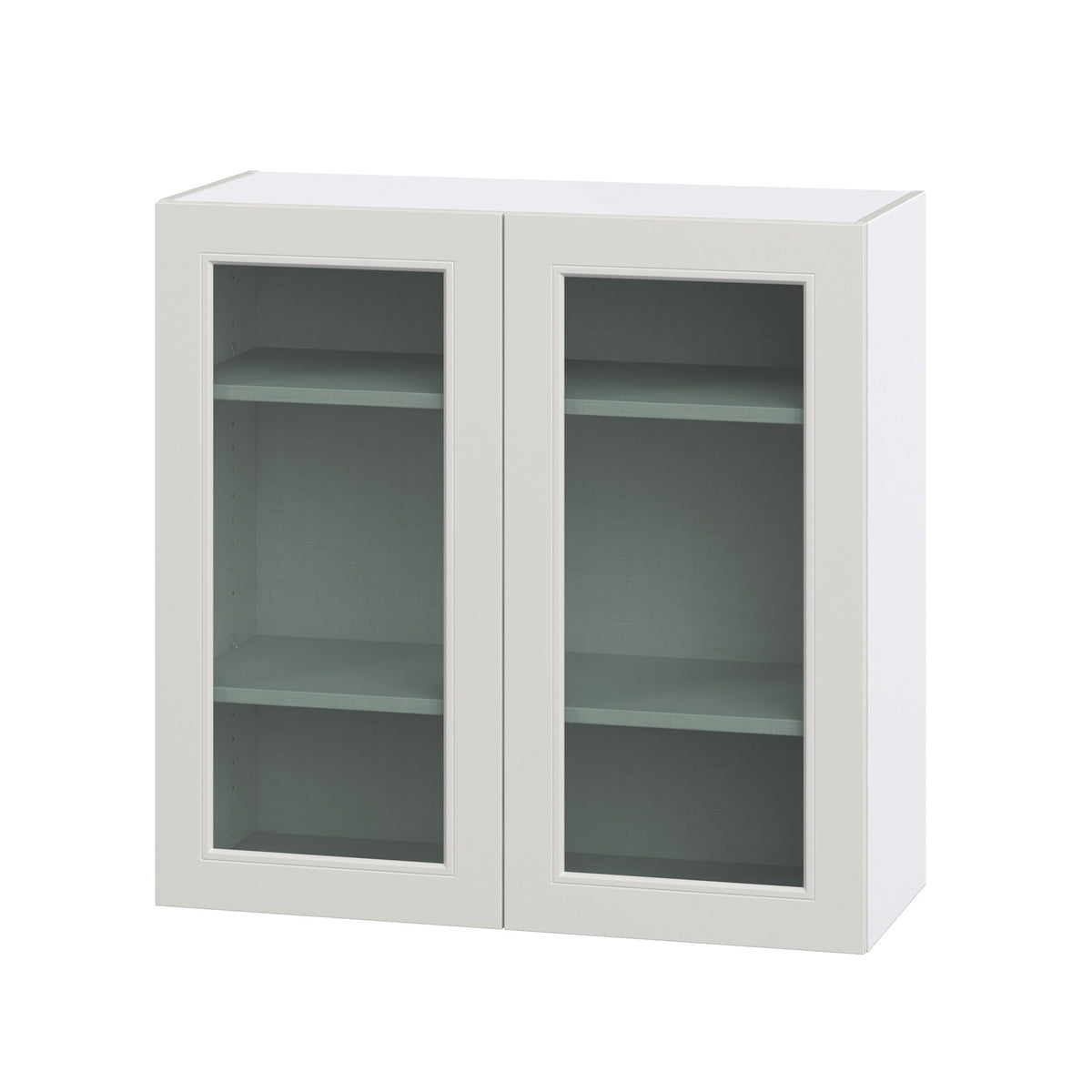 Hugo&Borg Belcourt 36-in W x 35-in H x 14-in D Gray Painted Wall Fully Assembled Cabinet (Recessed Panel Shaker Door Style)