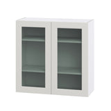 Hugo&Borg Belcourt 36-in W x 35-in H x 14-in D Gray Painted Wall Fully Assembled Cabinet (Recessed Panel Shaker Door Style)